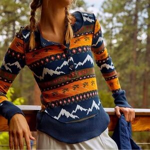 Free People Movement ski shirt